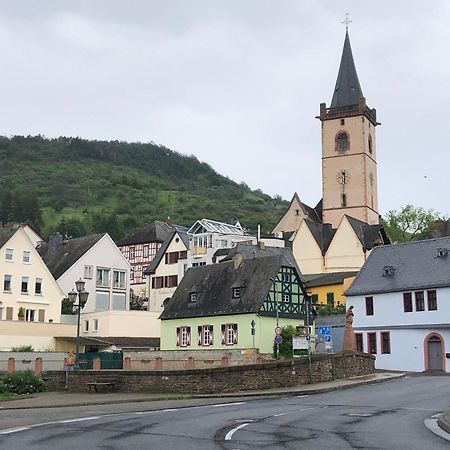 Rheinliebe Bistro Und Pension Lorch am Rhein Ngoại thất bức ảnh