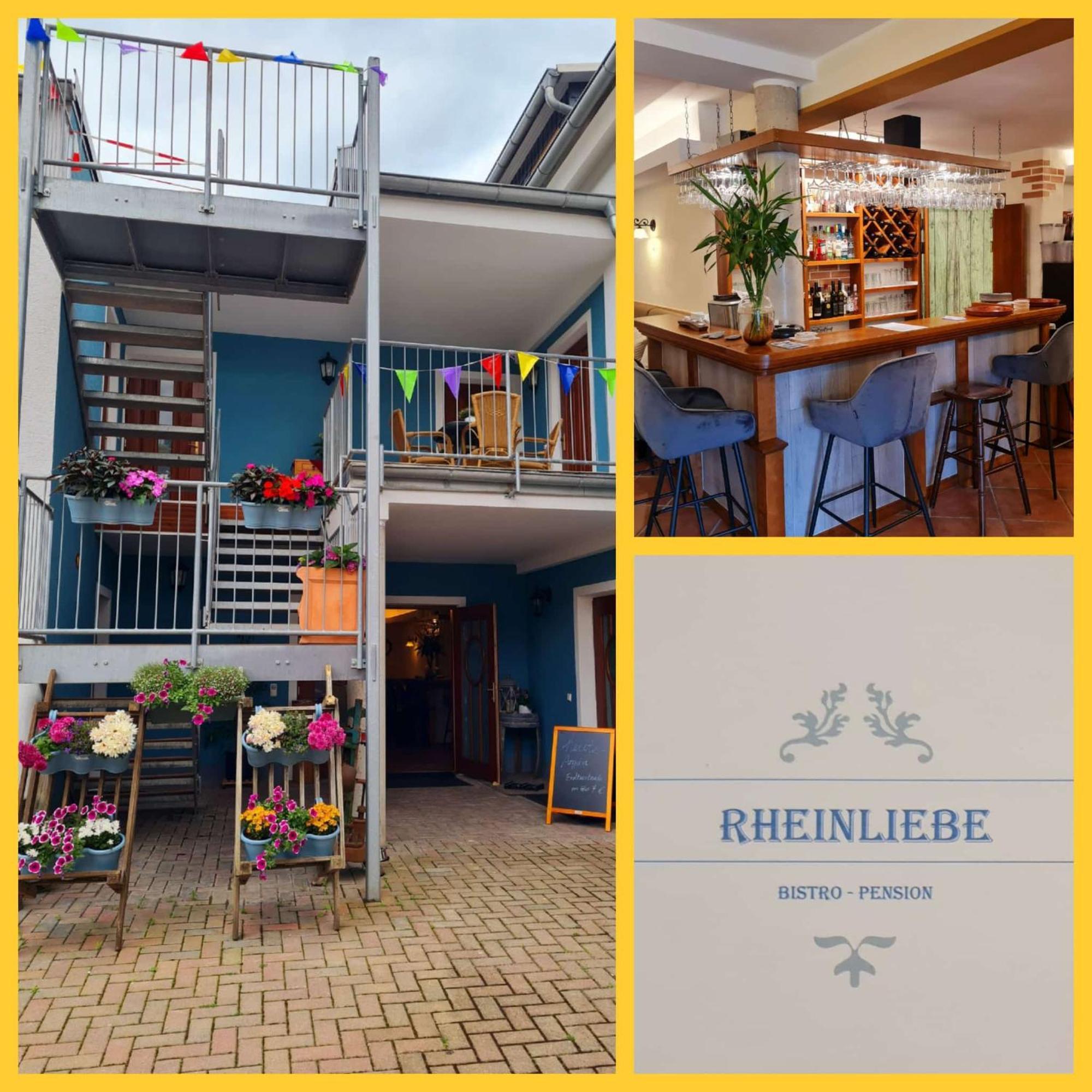 Rheinliebe Bistro Und Pension Lorch am Rhein Ngoại thất bức ảnh